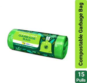 Flipkart Supermart Compostable Small Garbage Bag Pack Of 15