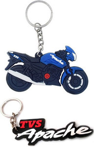 Deethyas Fashion TVS Apache Bike Single Side Rubber Keychain Combo Pack of 2 Key Chain Price in India Buy Deethyas Fashion TVS Apache Bike Single Side Rubber Keychain Combo Pack of