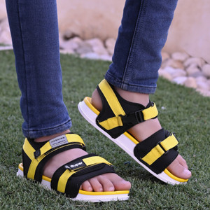 Yellow sandals for men outlet