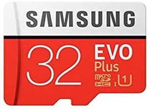 SAMSUNG ORIGINAL EVO Plus 32 GB SD Card Class 10 95 MB/s  Memory Card(With Adapter)