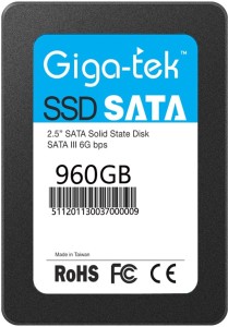 Giga-tek SSD SATA 3 6G bps 960 GB All in One PC's Internal Solid State Drive (EZ709)
