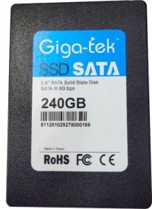 Giga-tek SSD SATA 3 6G bps 240 GB All in One PC's Internal Solid State Drive (EZ707)