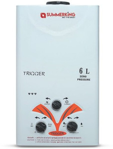 SUMMERKING 6 L Gas Water Geyser (Trigger, White) Price in India - Buy  SUMMERKING 6 L Gas Water Geyser (Trigger, White) online at Flipkart.com