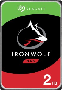 Seagate Ironwolf NAS with 3.5 inch SATA 6 Gb/s 5900 RPM 64 MB Cache for RAID Network Attached Storage 2 TB Network Attached Storage Internal Hard Disk Drive (ST2000VN004)