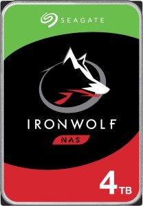 Seagate Ironwolf NAS with 3.5 inch SATA 6 Gb/s 5900 RPM 64 MB Cache for RAID Network Attached Storage 4 TB Network Attached Storage Internal Hard Disk Drive (ST4000VN008)