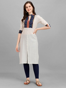 White kurta design for girl 2018 clearance