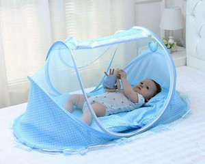 Newborn baby bed with mosquito net new arrivals