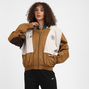 Reebok classic jacket womens brown store