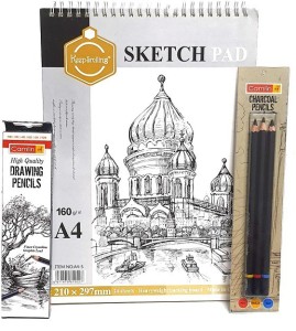 ImpactSketch Drawing Set Sketch Pads and Pencil Set A5 A4 and 12