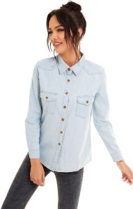 Urbanic Casual Solid Women Blue Top - Buy Urbanic Casual Solid Women Blue  Top Online at Best Prices in India