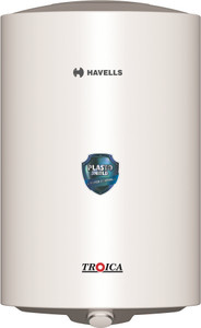 HAVELLS 10 L Storage Water Geyser (Troica, White Grey) Price in India - Buy HAVELLS  10 L Storage Water Geyser (Troica, White Grey) online at Flipkart.com