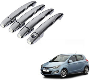 Qiisx Hyundai i20 Silver Door Handle Cover Set of 4 Car Grab Handle Cover Price in India Buy Qiisx Hyundai i20 Silver Door Handle Cover Set of 4 Car