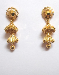 1 Gram Gold Earrings Buy 1 Gram Gold Earrings Online At Best Prices In India Flipkart Com