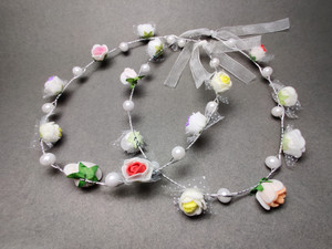 Ring of flowers on head on sale