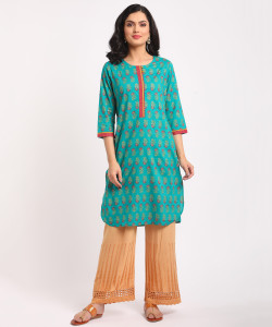 Rangmanch by Pantaloons Women Floral Print Straight Kurta Buy Rangmanch by Pantaloons Women Floral Print Straight Kurta Online at Best Prices in