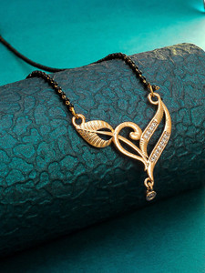 BELWICK New Rose Gold Satari Mangalsutra Fancy Chain With Pendant