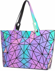 Holographic shop geometric purse