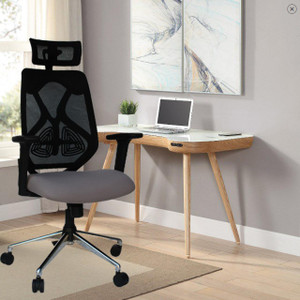 Ergoduke deluxe low back mesh ergonomic office clearance chair