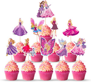 Barbie top birthday cupcakes