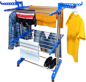 TNC by TNC Steel Plastic Aluminium Floor Cloth Dryer Stand T CDS B2SS 2TIER 0110 Price in India Buy TNC by TNC Steel Plastic Aluminium Floor Cloth Dryer Stand T CDS B2SS 2TIER