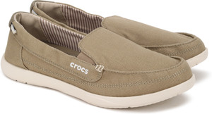 Crocs women's outlet canvas loafers