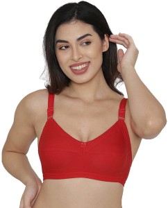 Buy MAASHIE Women T-Shirt Non Padded Bra (RED ) Online at Best