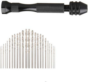 25 pcs precision pin vise hobby drill mini micro hand twist drill bits set 2025