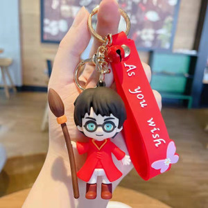 DSR Harry Potter Keychains Cartoon Characters PVC 3D Keychain