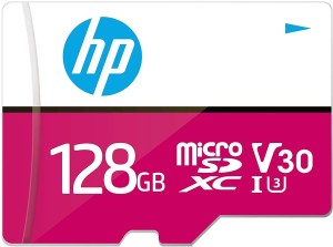 HP U3 V30 128 GB MicroSD Card Class 10 100 MB/s  Memory Card(With Adapter)