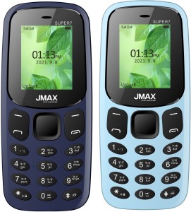 Jmax Super 7 Combo of Two Mobiles(Blue : Light Blue)