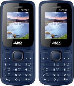 Jmax Super 2 Combo of Two Mobiles(Blue : Blue)