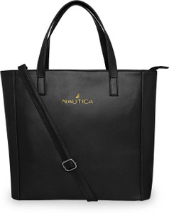 Buy NAUTICA Women Black Tote Black Online Best Price in India Flipkart