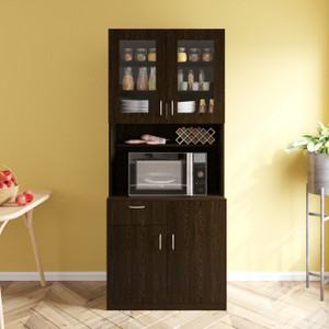 Woodbuzz Engineered Wood Crockery Cabinet Price in India Buy