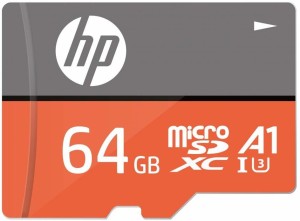 HP U3A1 64 GB MicroSD Card Class 10 100 MB/s  Memory Card
