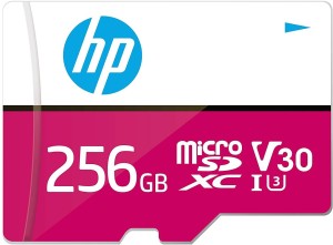 HP U3 V30 256 GB MicroSD Card Class 10 100 MB/s  Memory Card(With Adapter)