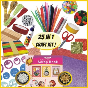 INDIKONB 25 IN 1 Art and Craft Materials Set Hobby Decoration ...