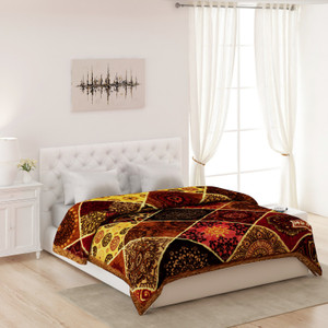 MONTE CARLO Printed Double Mink Blanket for Heavy Winter Buy