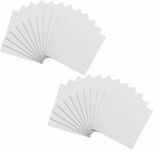 Pack of 4 Mini Canvases Stretched Canvas for Painting 4x4inch,10x10cm  Primed White 100% Cotton Artist Blank Canvas for Painting