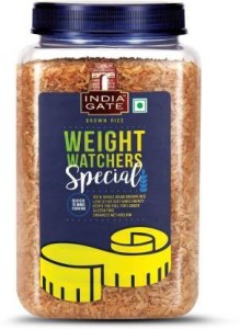 INDIA GATE WEIIGHT WATTCHERS 1 KG Brown Basmati Rice (Small Grain, Polished)