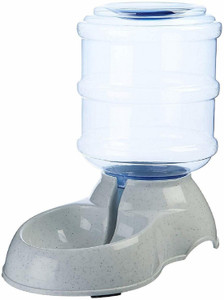 NH WORLD Pet Water Dispenser 3L Large Capacity Self Dispensing Gravity Pet Feeder Waterer Cat Dog Feeding Bowl Drinking Water Feeding Pet Supplies Round Plastic Pet Bowl Bottle Price in India