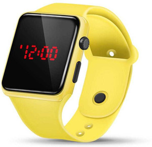 Yellow hot sale digital watch