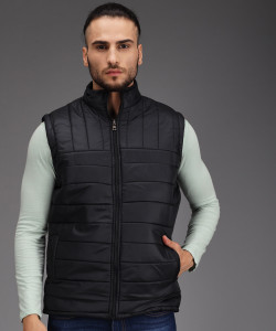 NYSION Sleeveless Solid Men Jacket Buy NYSION Sleeveless Solid