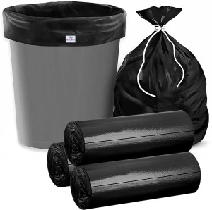 Small black shop trash bags