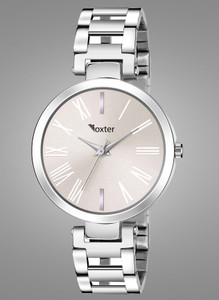 FOXTER Stylish Girls Watch White Dial Stainless Steel Stylish