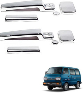 Qiisx Chrome Door Handle Cover Set of 4 Pcs For Maruti Omni Van
