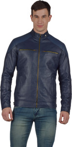 Black leather jacket flipkart cheap