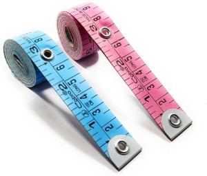 Tailor Inch Tape Measure For Body Measurement Sewing Dress Making 152 Cm/60  inches/1.50 Meter Multi Color pack of 2/set of 2
