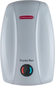 Racold 3 L Instant Water Geyser (pronto neo ss 3v-3kw, White)
