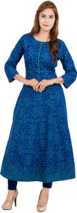Zoeyams Printed Women's Anarkali Kurta
