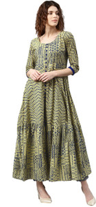 LIBAS Women Printed Anarkali Kurta Buy Beige LIBAS Women Printed Anarkali Kurta Online at Best Prices in India Flipkart